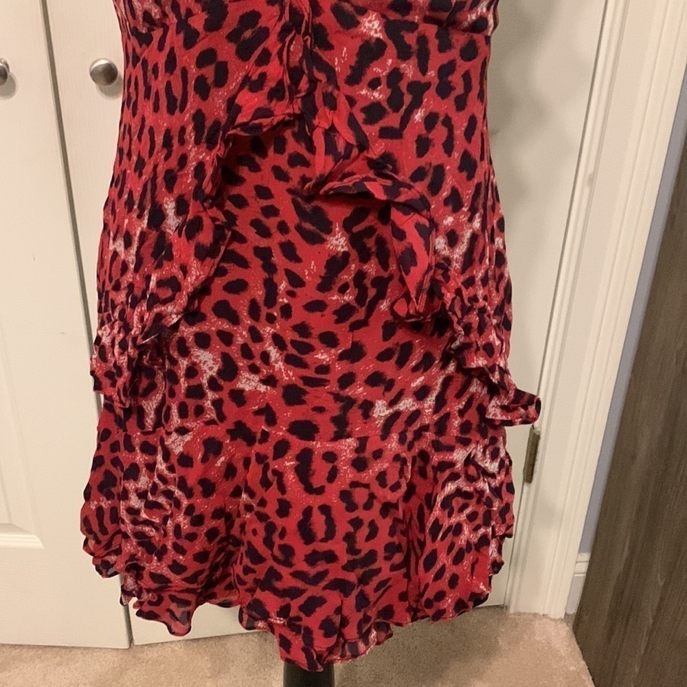 Bardot Leopard Frill Dress - Picture 4 of 11